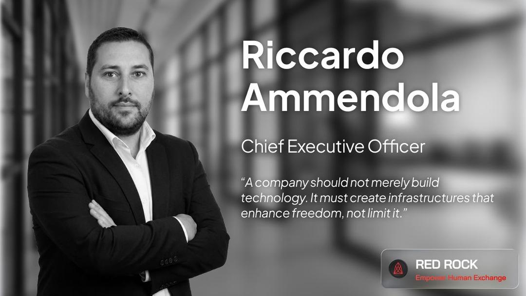 Meet the Founder: Riccardo Ammendola Chief Executive Officer, Red Rock